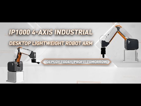 Humi Robotics IP1: 4自由度パレタイザーロボット - 電子機器および金属工場向けに設計 - 今すぐ導入して利益を